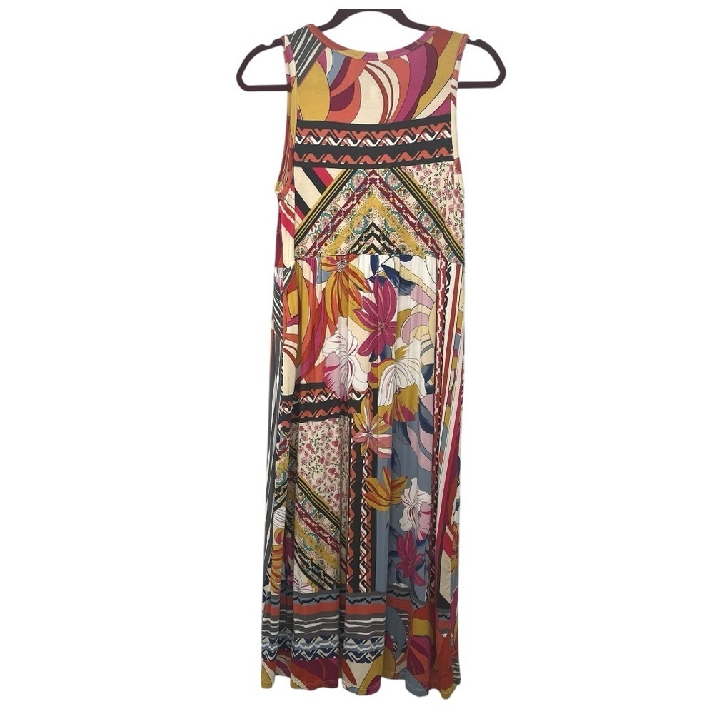 Johnny Was Rachel May Easy Fit Jersey Knit Colorful Tank Dress Women’s Small - Picture 9 of 14